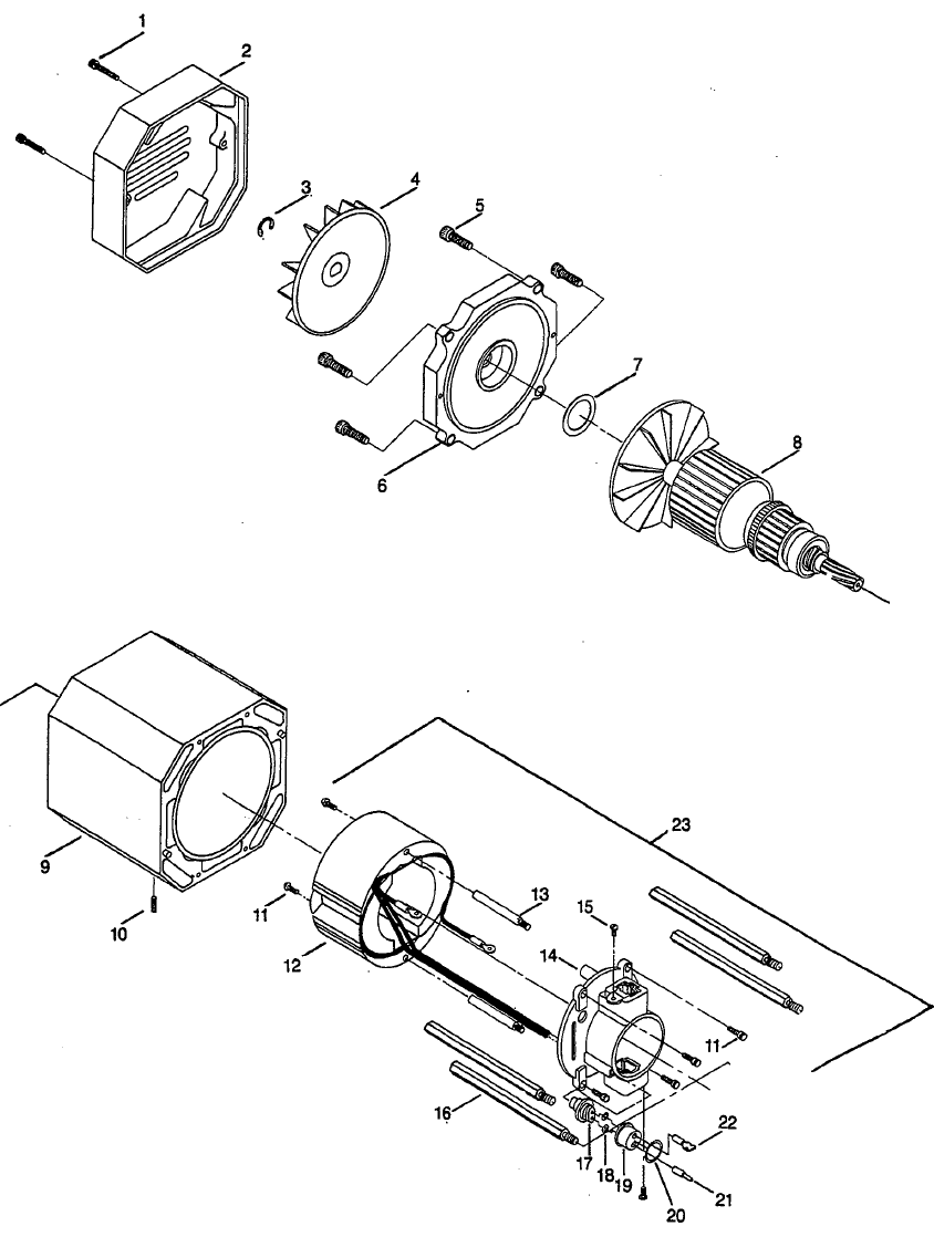 Elite E20 UNITEC Motor complete